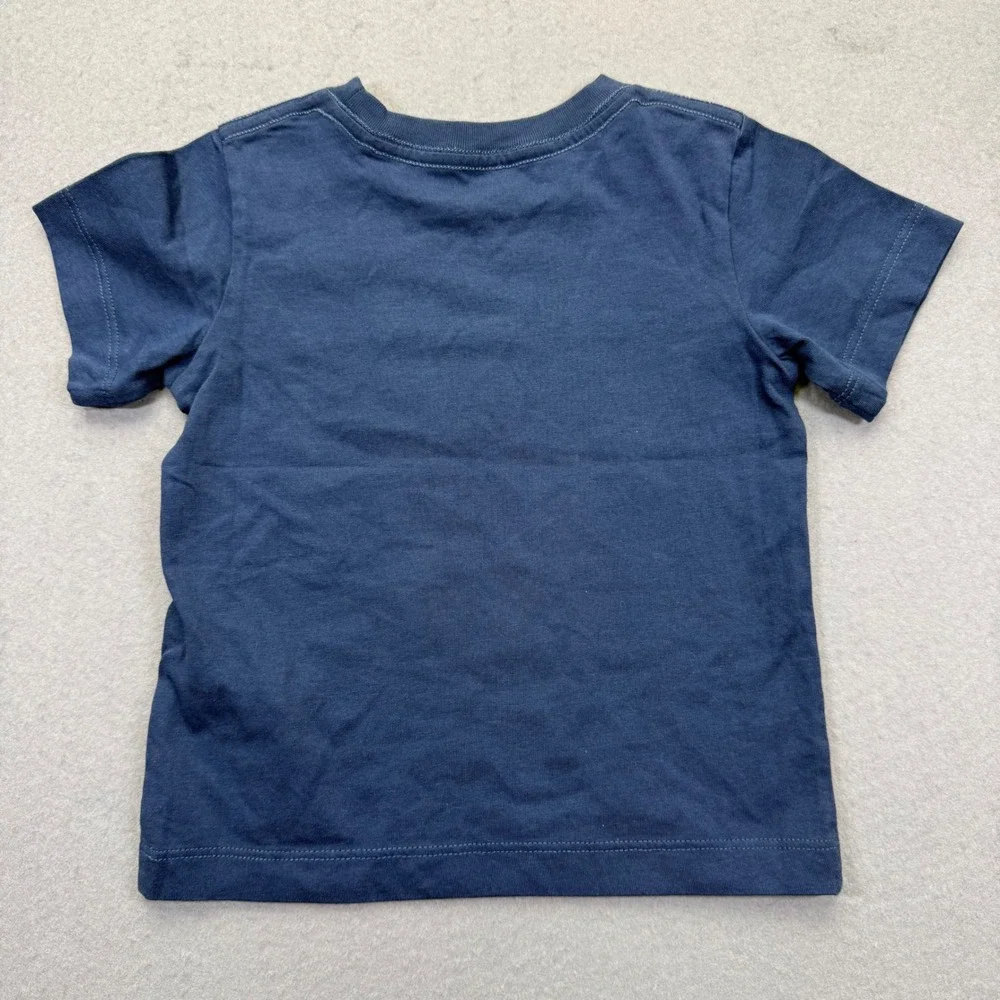 Patagonia Kids Navy Blue Organic Cotton Graphic T-Shirt‎ 6-12M 60388 FA21 NWOT - Picture 8 of 9